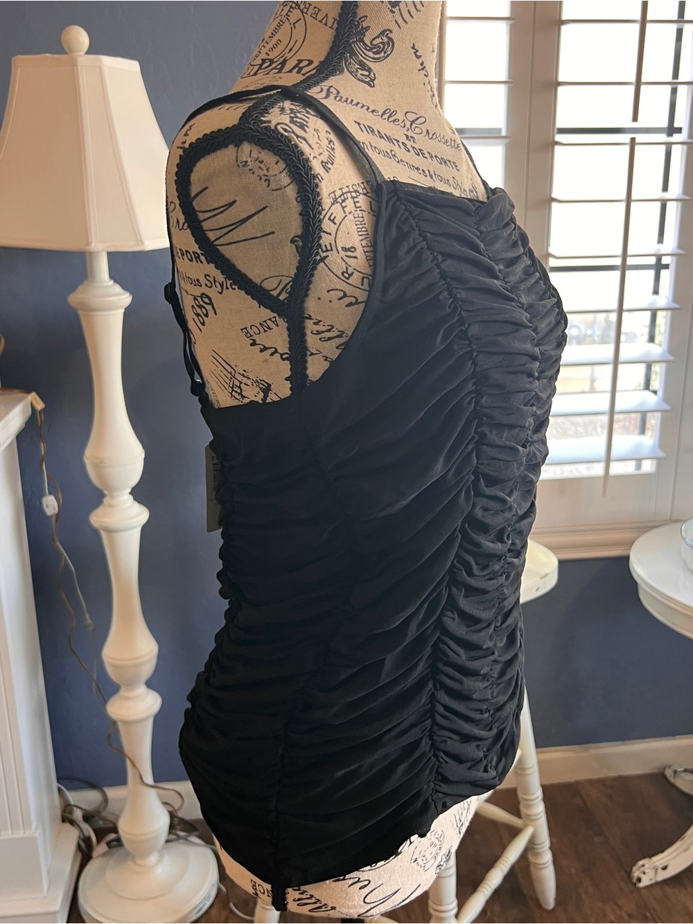 torrid Black Ruched tank - Picture 2 of 5